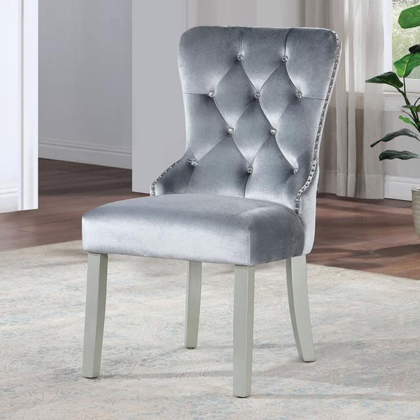 Furniture of America Adalia CM3241GY-SC-2PK Chair IMAGE 1