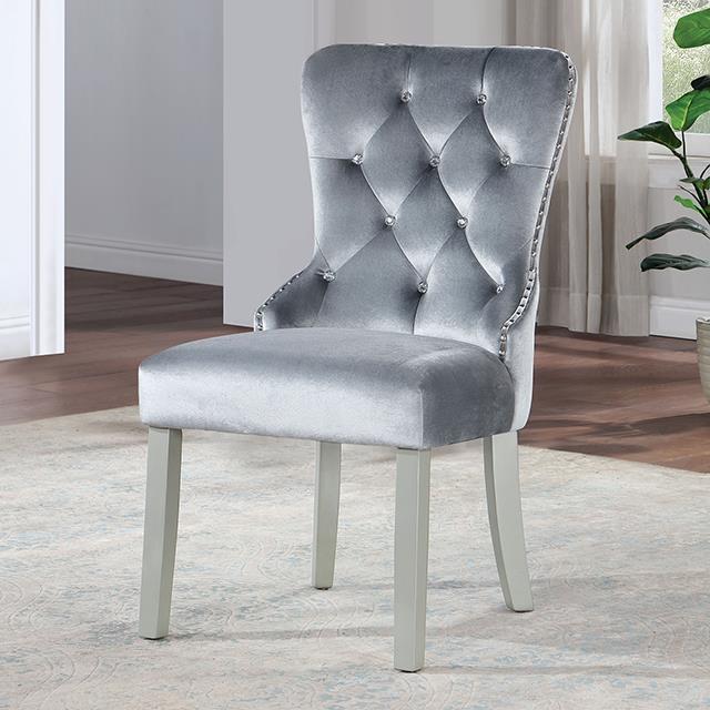 Furniture of America Adalia CM3241GY-SC-2PK Chair IMAGE 1
