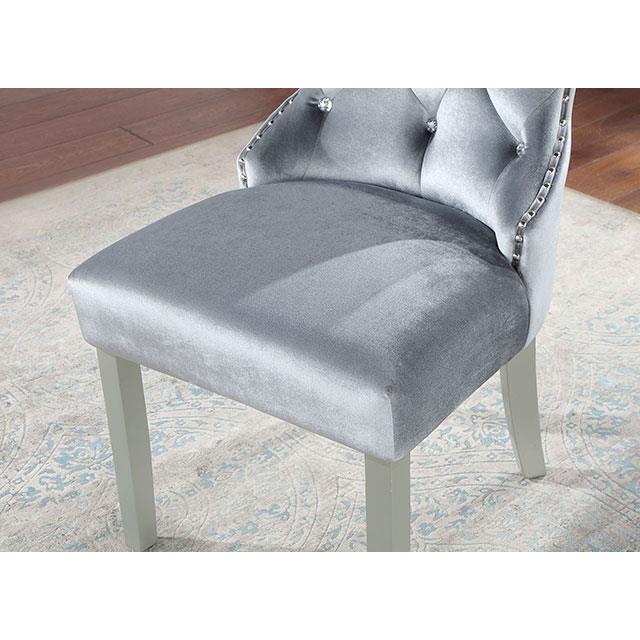Furniture of America Adalia CM3241GY-SC-2PK Chair IMAGE 4