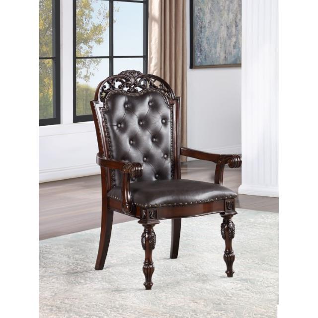 Furniture of America Nouvelle CM3256CH-AC-2PK Arm chair IMAGE 2