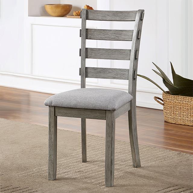 Furniture of America Laquila CM3542GY-SC-2PK Side Chair IMAGE 1