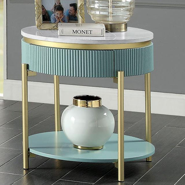 Furniture of America Koblenz CM4412GR-E End Table IMAGE 1
