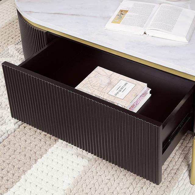 Furniture of America Koblenz CM4412WN-C Coffee Table IMAGE 3