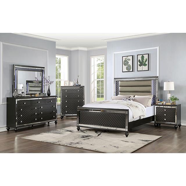 Furniture of America Calandria CM7320GY-M Mirror IMAGE 2