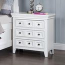 Furniture of America Castile CM7413WH-N Night Stand IMAGE 1