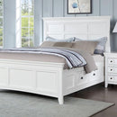  Furniture of America Castile CM7413WH-Q Queen Bed IMAGE 1