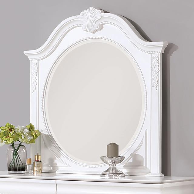Furniture of America Alecia CM7458WH-M Mirror IMAGE 1