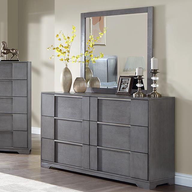 Furniture of America Regulus CM7475GY-D Dresser IMAGE 1