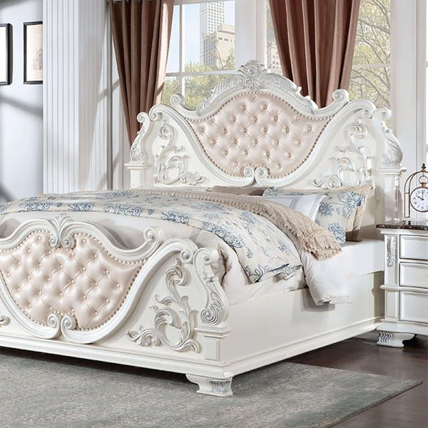Furniture of America Esparanza CM7478WH-EK King Bed IMAGE 1