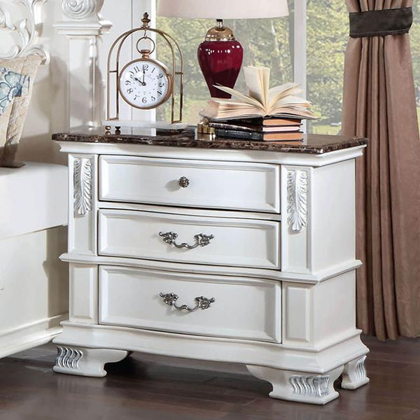 Furniture of America Esparanza CM7478WH-N Night Stand IMAGE 1