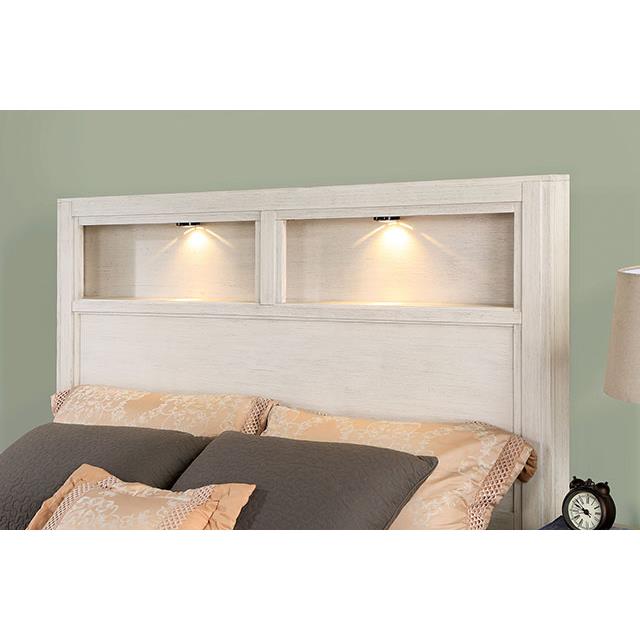  Furniture of America Karla CM7500WH-CK California King Bed IMAGE 4