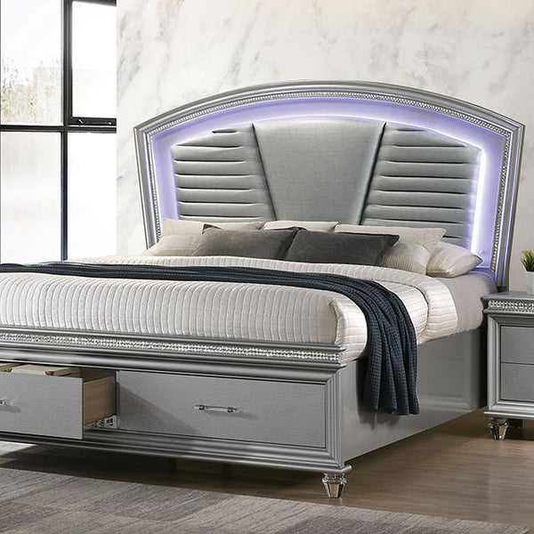 Furniture of America Maddie CM7899SV-Q Queen Bed IMAGE 1