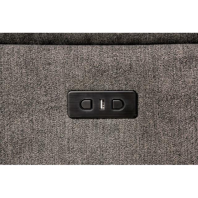 Furniture of America Cerelia CM9909GY-SECT-PM Power Sectional IMAGE 5