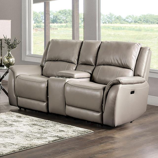 Furniture of America Gorgius CM9910ST-LV-PM-PK Power Loveseat IMAGE 1