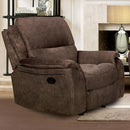 Furniture of America Henricus CM9911DB-CH Glider Recliner IMAGE 1
