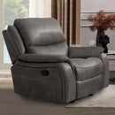 Furniture of America Henricus CM9911DG-CH Glider Recliner IMAGE 1