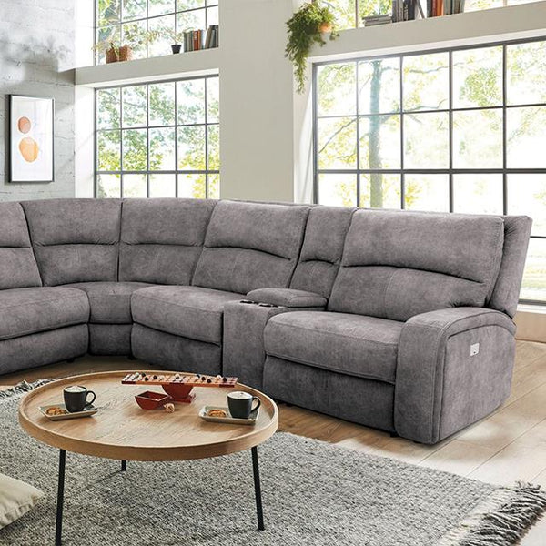 Furniture of America Apostolos CM9915LG-SECT-PM Power Sectional IMAGE 1