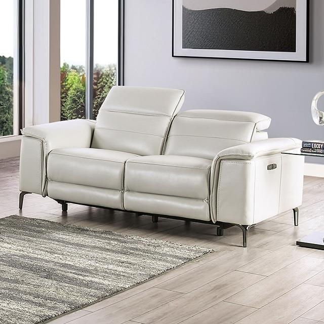 Furniture of America Ascona CM9927FG-LV-PM Power Loveseat IMAGE 1