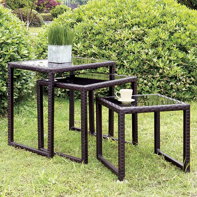 Furniture of America Rocio CM-OT1826 Nesting Side Tables IMAGE 1
