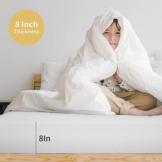 Furniture of America Coreopsis DM520-T 8" Twin Memory Foam Mattress IMAGE 8