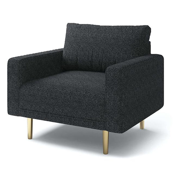 Furniture of America Elverum FM61000BK-CH Chair IMAGE 1