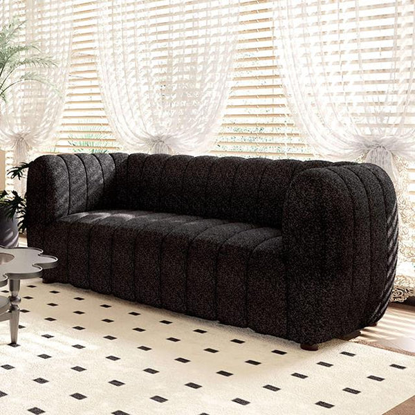 Furniture of America Aversa FM61002BK-LV Loveseat IMAGE 1