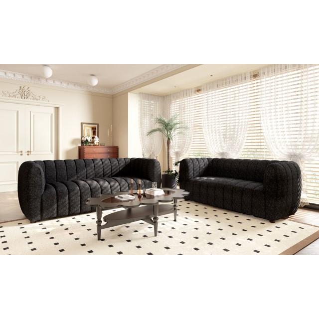 Furniture of America Aversa FM61002BK-SF Sofa IMAGE 2