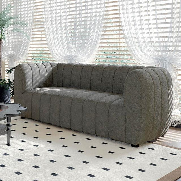 Furniture of America Aversa FM61002GY-LV Loveseat IMAGE 1