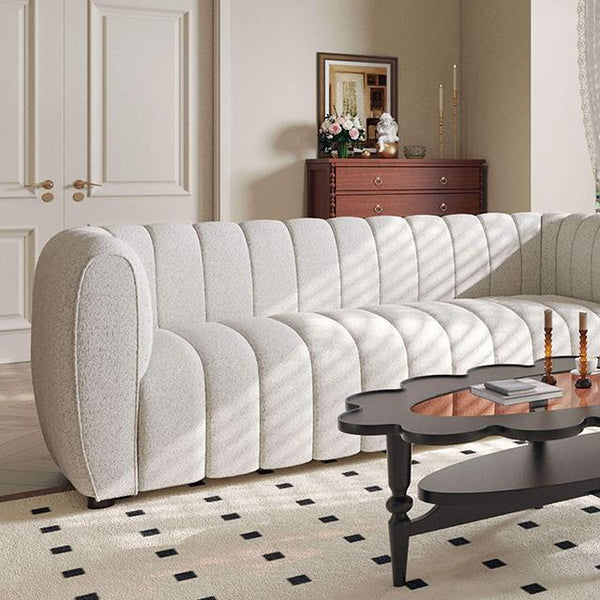 Furniture of America Aversa FM61002WH-SF Sofa IMAGE 1