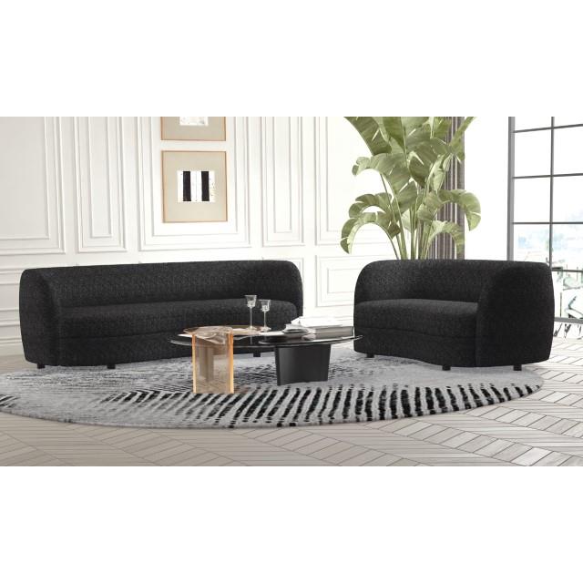 Furniture of America Versoix FM61003BK-SF Sofa IMAGE 2