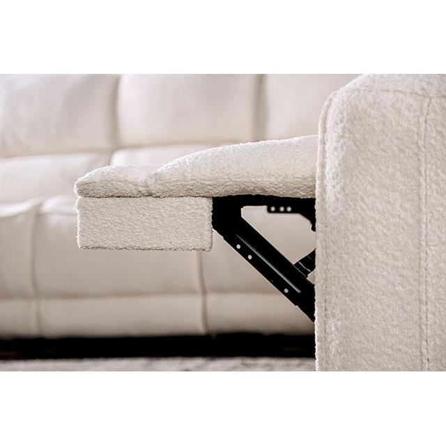 Furniture of America Morcote FM62001BG-LV-PM Power Loveseat IMAGE 5