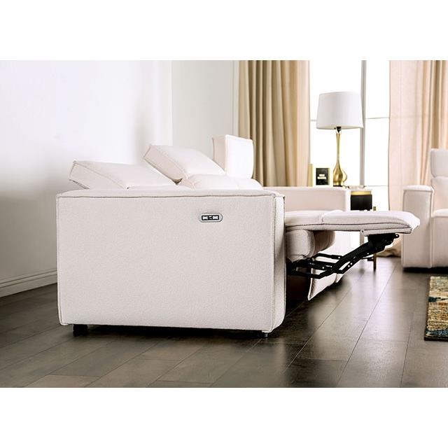 Furniture of America Treharris FM62002WH-LV-PM-PK Power Loveseat IMAGE 7