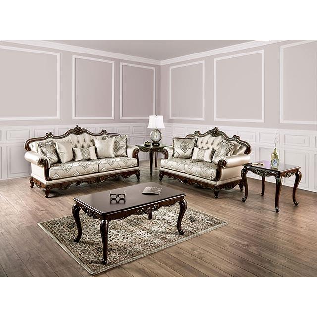 Furniture of America Veracruz FM65002BG-LV Loveseat IMAGE 2