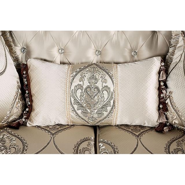 Furniture of America Veracruz FM65002BG-LV Loveseat IMAGE 5
