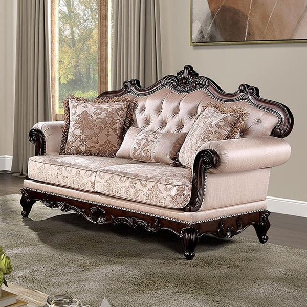 Furniture of America Veracruz FM65002BR-LV Loveseat IMAGE 1