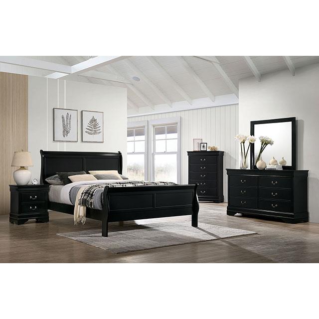 Furniture of America Louis Philippe FM7866BK-D Dresser IMAGE 2