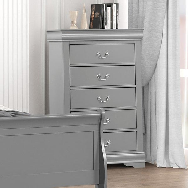 Furniture of America Louis Philippe FM7866GY-C Chest IMAGE 1