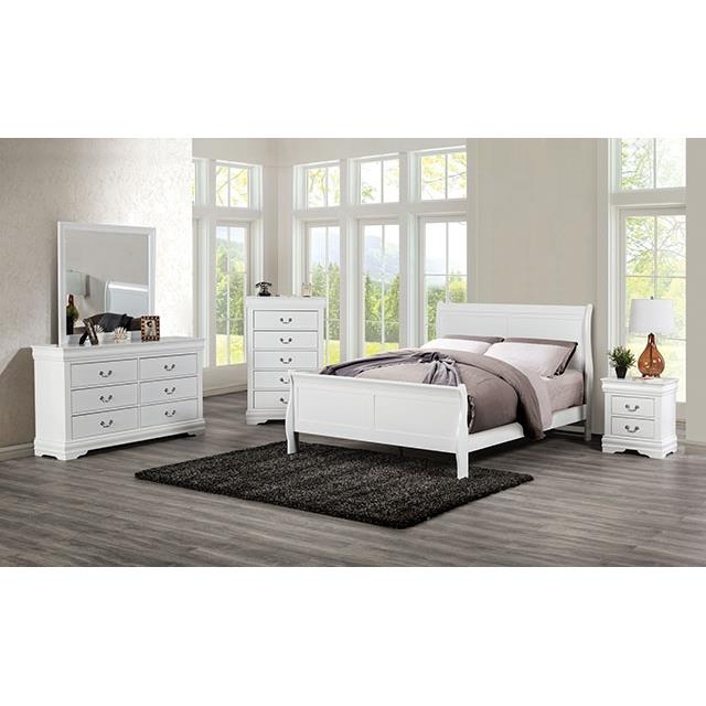 Furniture of America Louis Philippe FM7866WH-M Mirror IMAGE 3