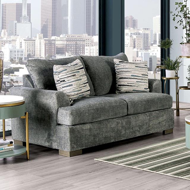 Furniture of America Leytonstone SM1208-LV Loveseat IMAGE 1