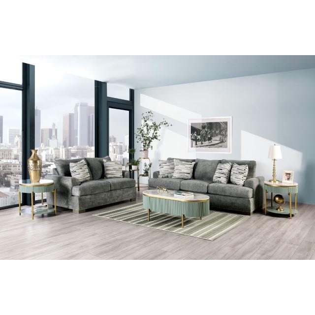 Furniture of America Leytonstone SM1208-LV Loveseat IMAGE 2