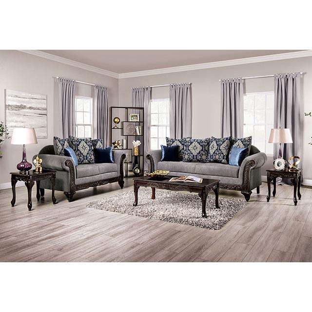 Furniture of America Gustavo SM7306-LV Loveseat IMAGE 2