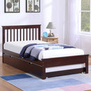 IFDC IF-415-39" Single Bed with Pull-Out Trundle - Espresso IMAGE 1