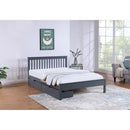 IFDC IF-415-54" Double Bed with 2 Storage Drawers - Grey IMAGE 2