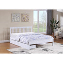 IFDC IF-415-54" Double Bed with 2 Storage Drawers - White IMAGE 1