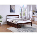 IFDC IF-416-54" Double Bed with 2 Storage Drawers - Espresso IMAGE 1