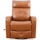 IFDC Swivel Glider Rocker Leather Match Recliner with Wall Recline IF-6331 IMAGE 3