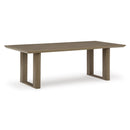 Signature Design by Ashley Serene Bay P671-625 Rectangular Dining Table with Umbrella Option IMAGE 1