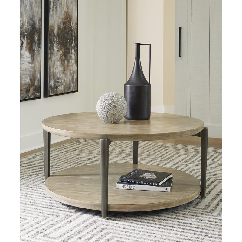 Signature Design by Ashley Dyonton T574-8 Round Cocktail Table IMAGE 5