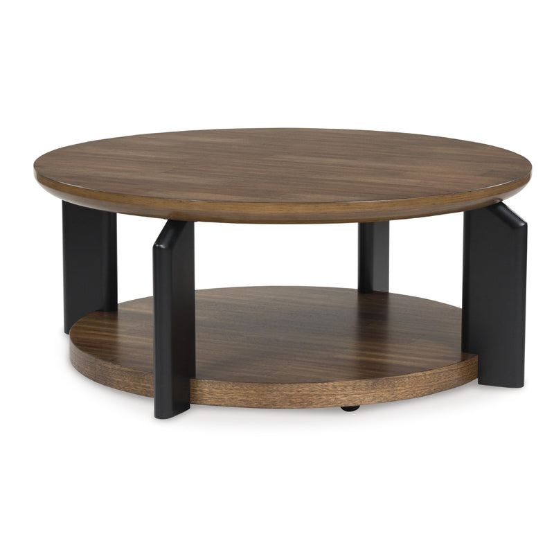 Signature Design by Ashley Kraeburn T624-8 Round Cocktail Table IMAGE 1