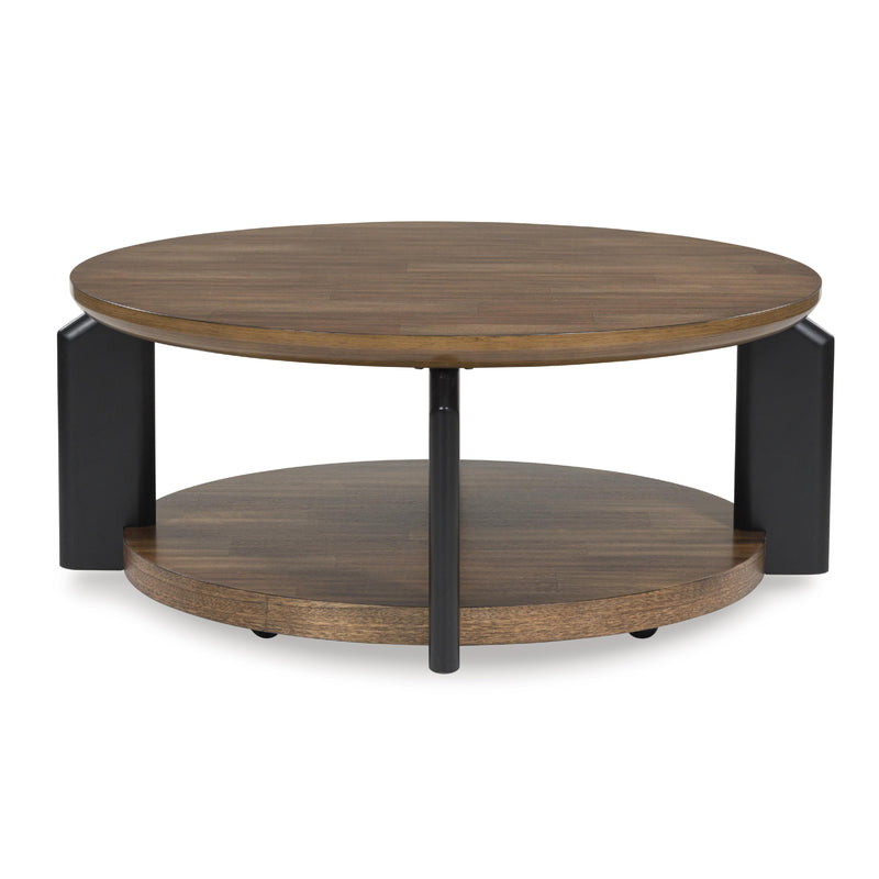 Signature Design by Ashley Kraeburn T624-8 Round Cocktail Table IMAGE 2